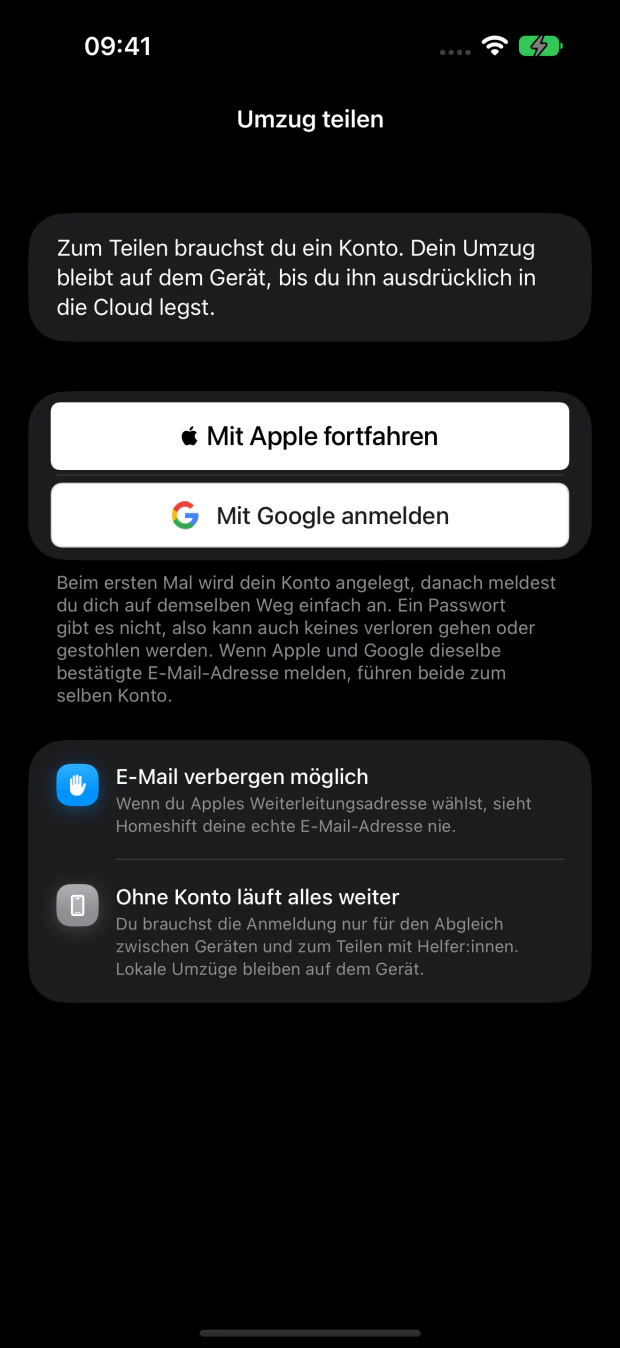Zu zweit packen, beide sehen dasselbe