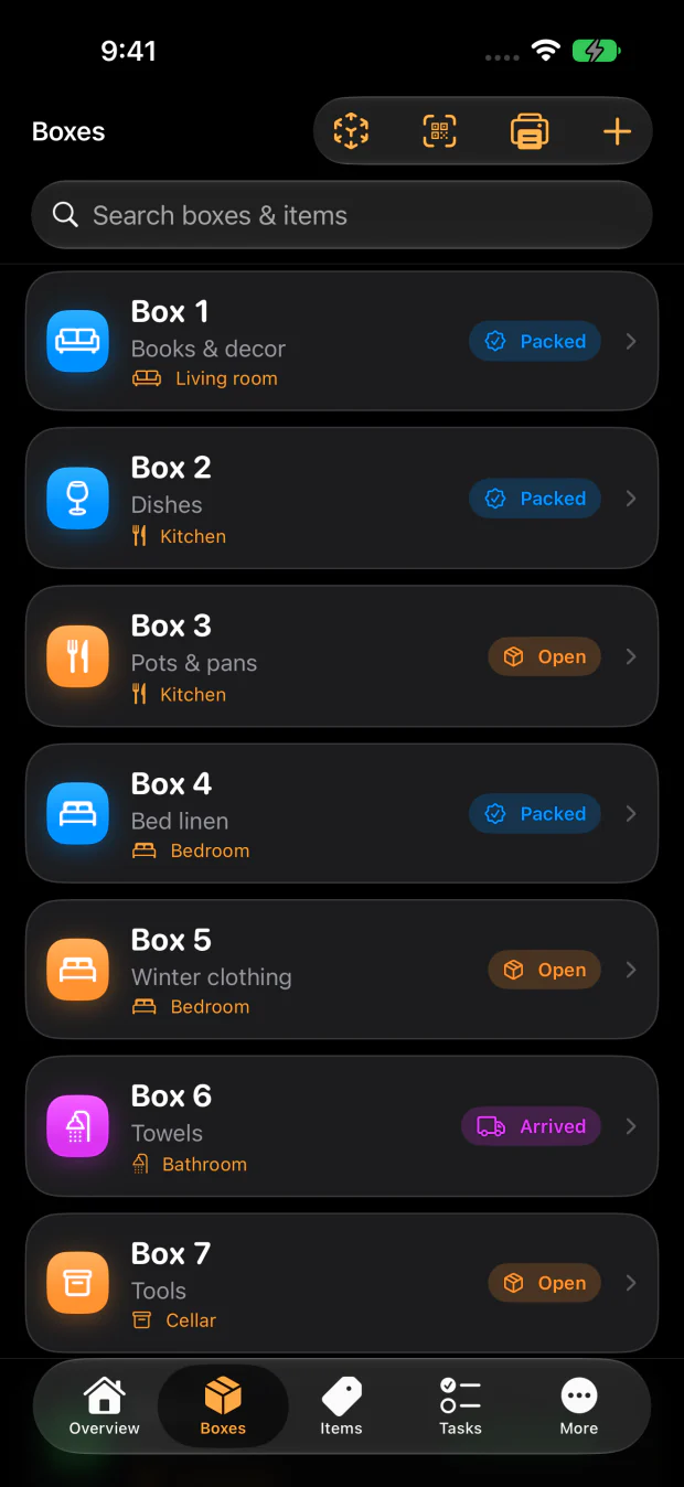 Every box knows what is inside it